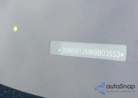 2019 BMW 330I из США, поврежденный, VIN 3MW5R1J54K8B03553